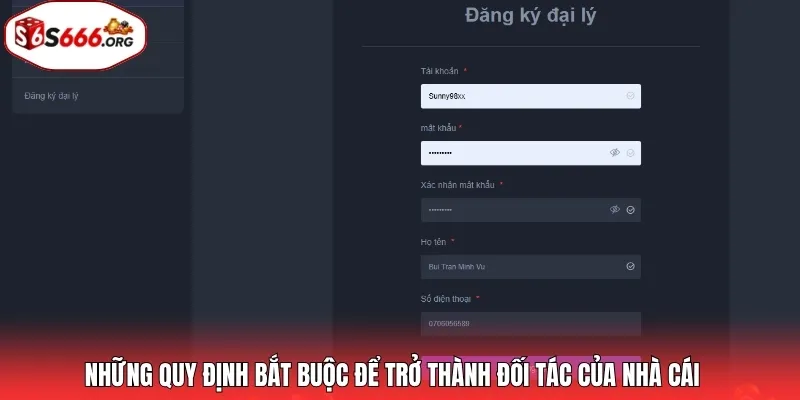 Những quy định bắt buộc để trở thành đối tác của nhà cái